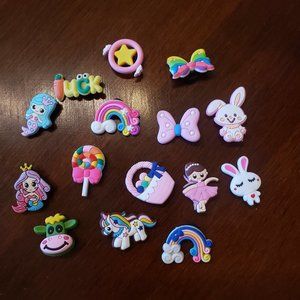 Assortment of croc charms